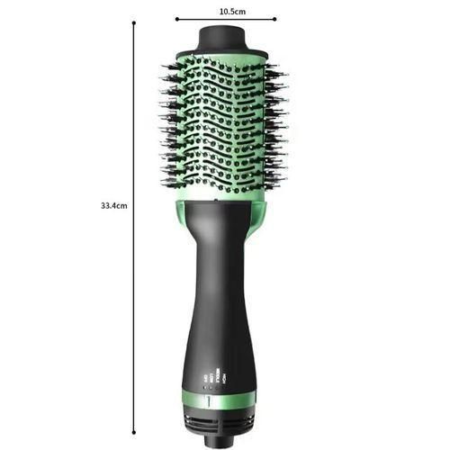 فرشاة تصفيف الشعر بالهواء الساخن ثلاثية الأبعاد من أفوكادو - فرشاة بقوة 2000 واط لتنعيم الشعر وتكثيفه، لتجفيف سريع وتصفيف احترافي