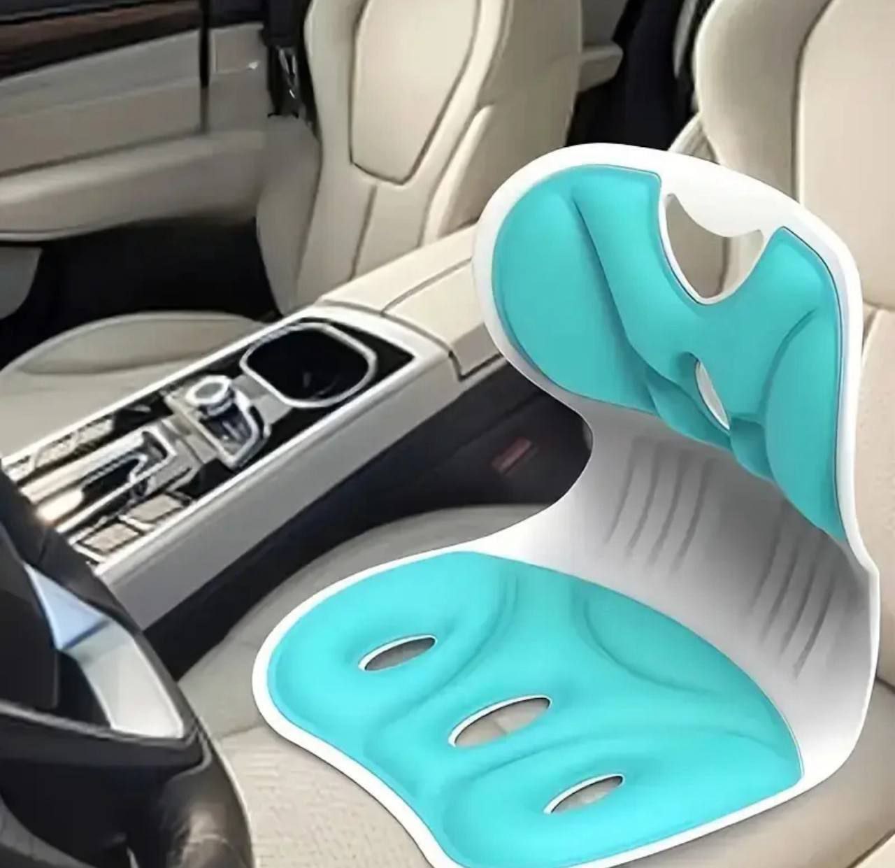 كرسي مريح لدعم الظهر، وسادة قطنية طبية لتصحيح وضعية الجسم وتخفيف آلام أسفل الظهر - مثالي للمكتب، والجلوس على الأرض، والمنزل - تصميم متعدد الألوان للبالغين والأطفال