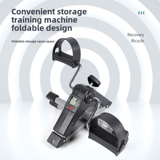 جهاز تمارين دواسات صغير محمول مزود بشاشة LCD، جهاز تمارين دواسات للذراعين والساقين